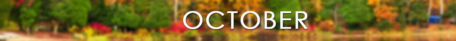 things to do in october
