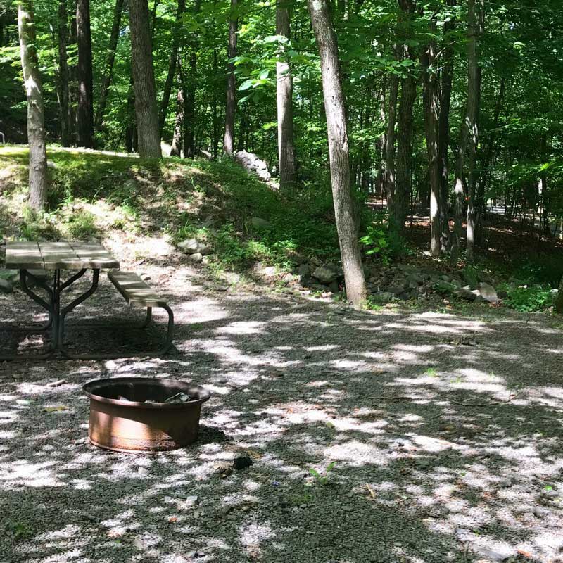water electric tent campsites